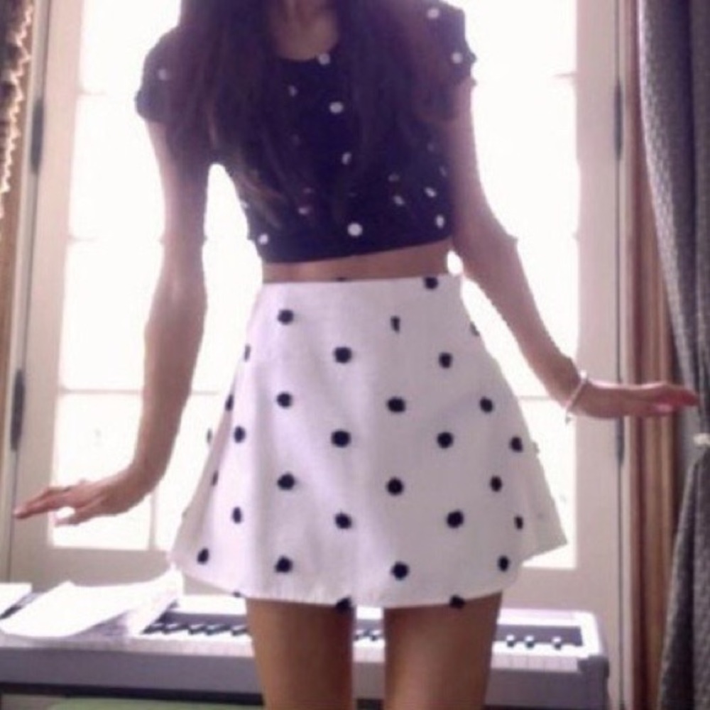 kenley collins ariana grande skirt and top.